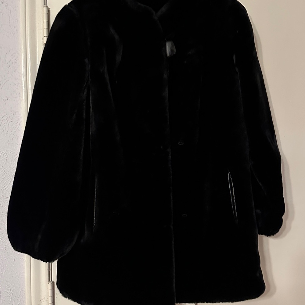 Vintage Jordache Black Teddy Jacket